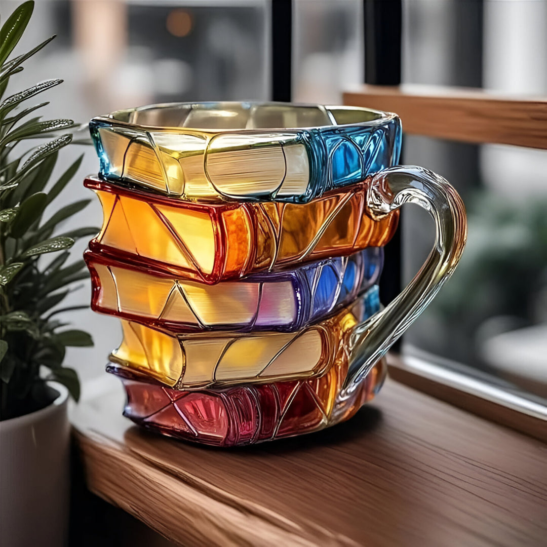 Mug Livre | Mug avec livre peint