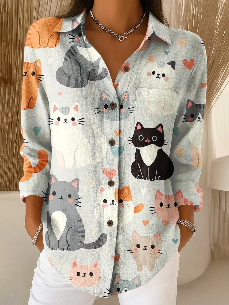 Blouse à motifs animaliers