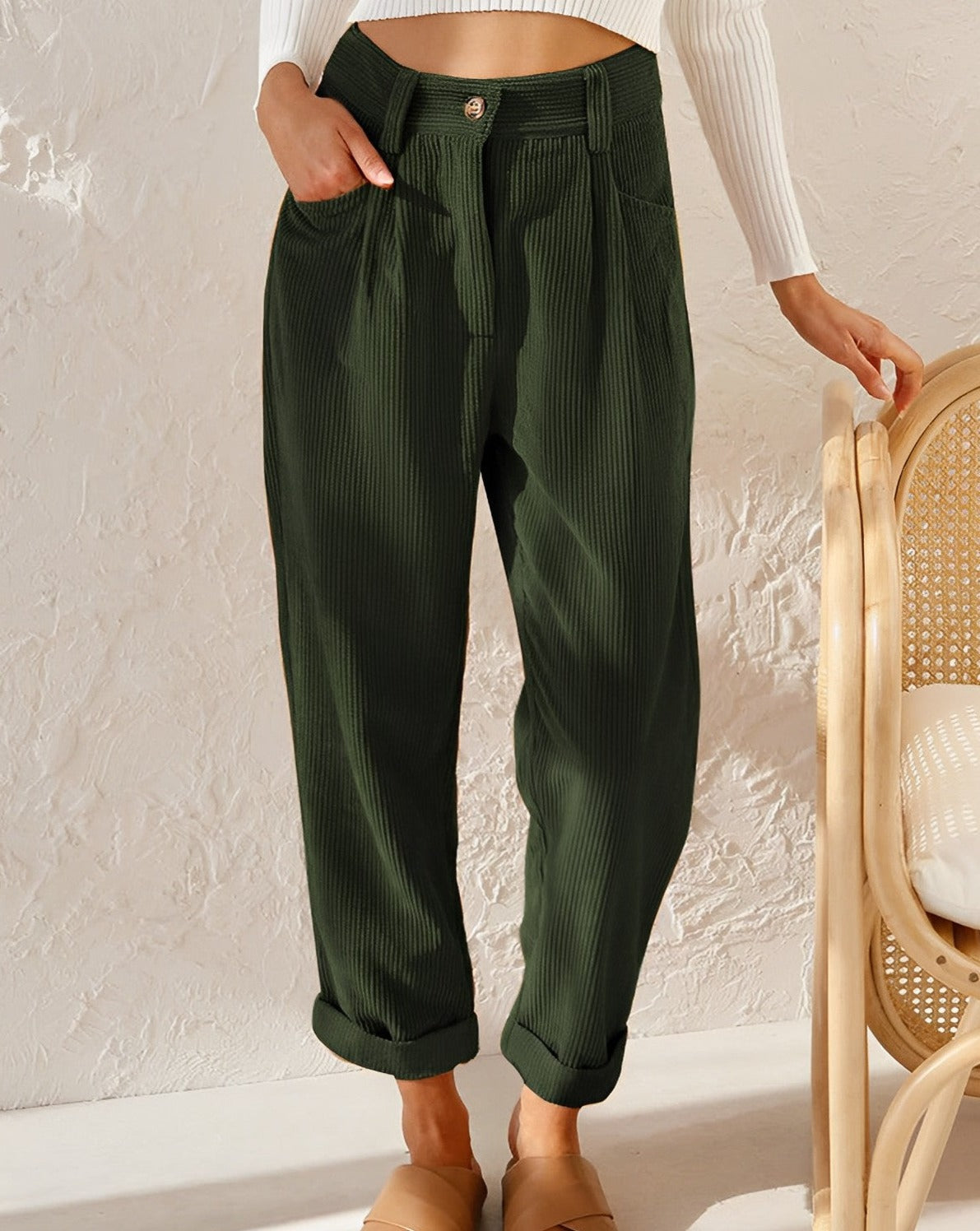 JENA™ - STYLISH CORDUROY TROUSERS