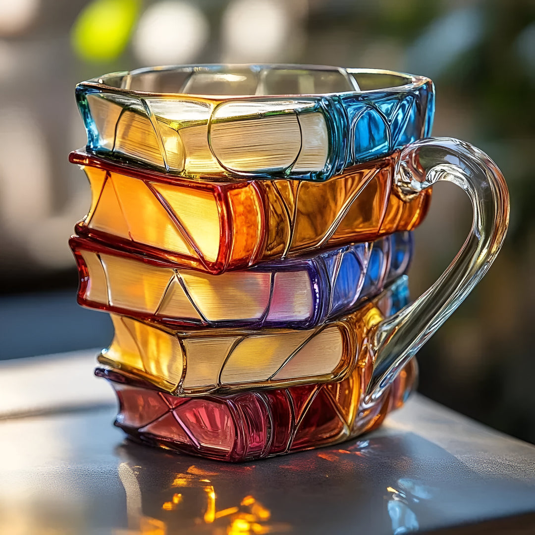 Book Mug | Mug with Painted Book