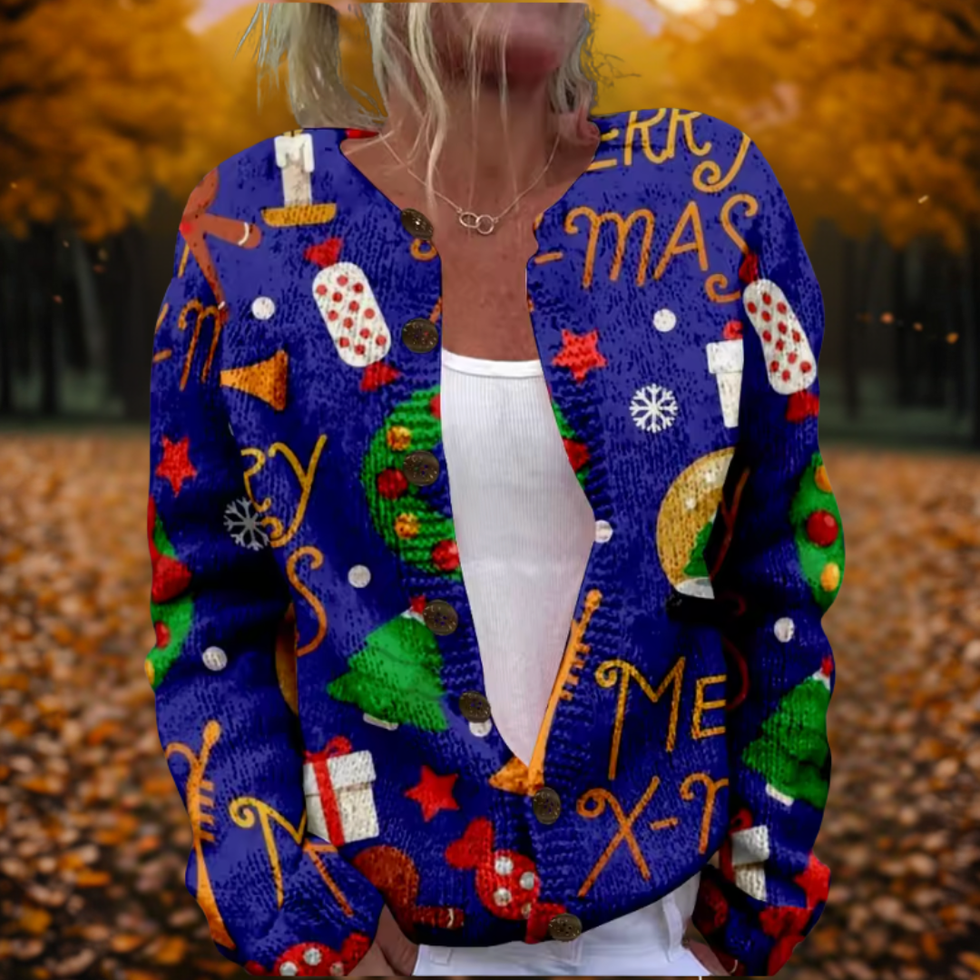 Talbot™ | Merry Christmas Chaos Cardigan