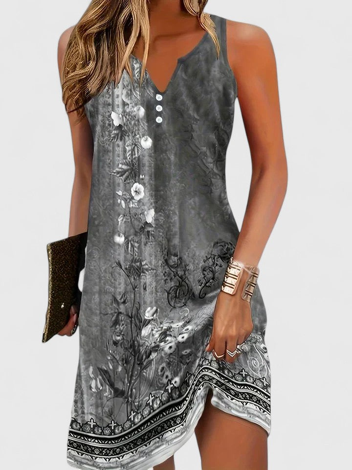 Gela | Robe mini sans manches élégante