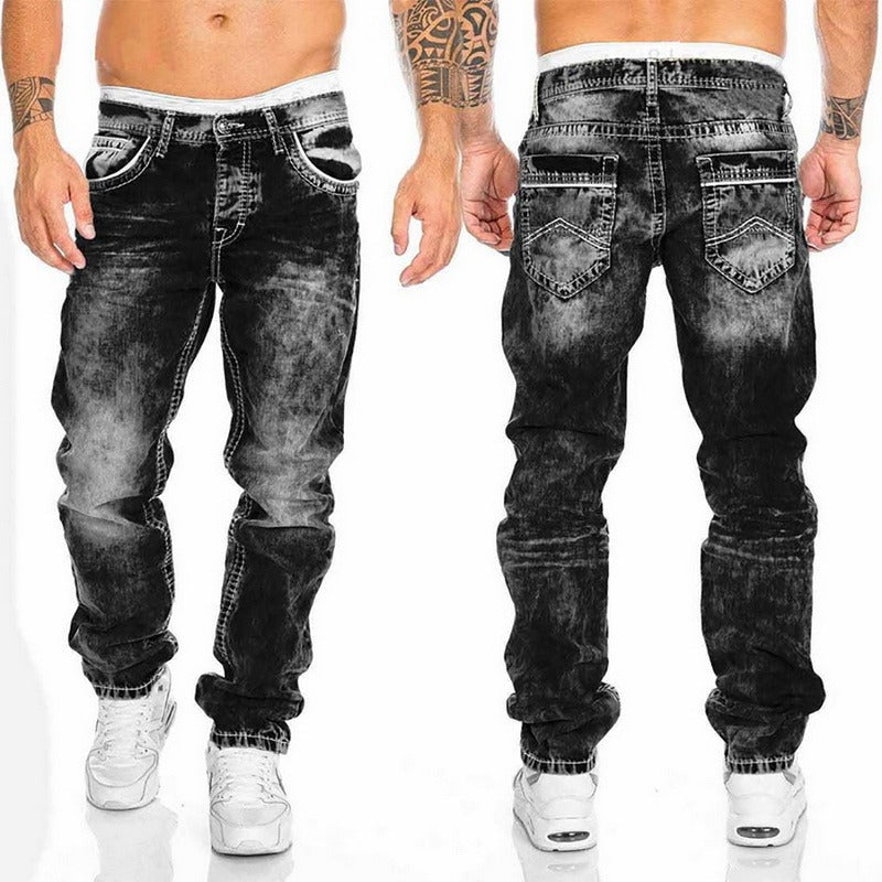 Mael Denim Biker Jeans™ - STYLISH BIKER TROUSERS WITH A SLIM FIT