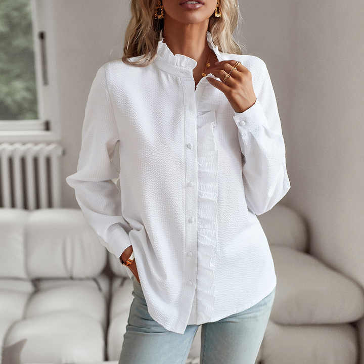 Talbot™ | Ruffle Long Sleeve Shirt